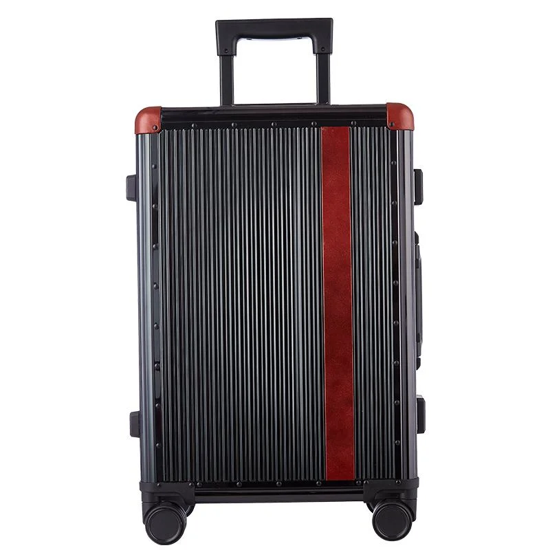 Aircraft Steel Mens Wheeled Luggage Bags Flight Trolley Case