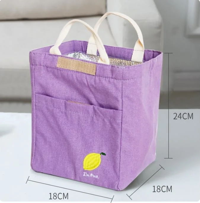 Tote Cooler Lunch Bag Thermal Insulated Food Bags Portable Picnic Lunch Box Bag for Men Women Kids