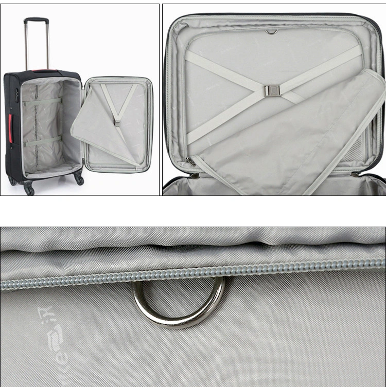 New Style Fashion Oxford Fabric Trolley Wheeled Luggage Leisure Business Travel Boarding Suitcase Bag Case (CY3395)